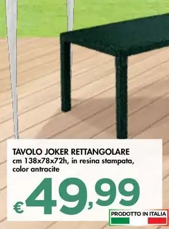 Bennet TAVOLO JOKER RETTANGOLARE offerta