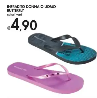 Bennet INFRADITO DONNA O UOMO BUTTERFLY colori vari offerta