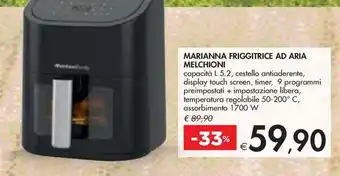 Bennet MARIANNA FRIGGITRICE AD ARIA MELCHIONI offerta