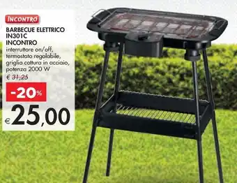 Bennet BARBECUE ELETTRICO IN301C INCONTRO offerta