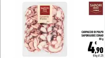 Conad City CARPACCIO DI POLPO SAPORI&IDEE CONAD offerta