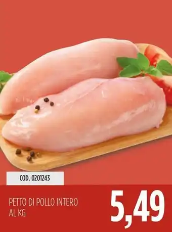 Carico Cash & Carry PETTO DI POLLO INTERO AL KG offerta