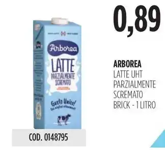 Carico Cash & Carry ARBOREA LATTE UHT PARZIALMENTE SCREMATO BRICK-1 LITRO offerta