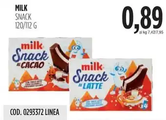 Carico Cash & Carry MILK SNACK offerta
