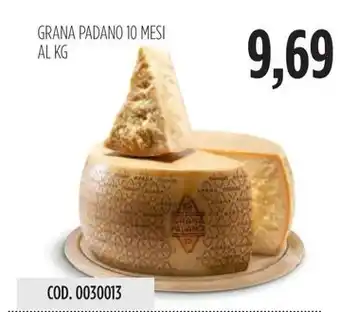 Carico Cash & Carry GRANA PADANO 10 MESI AL KG offerta