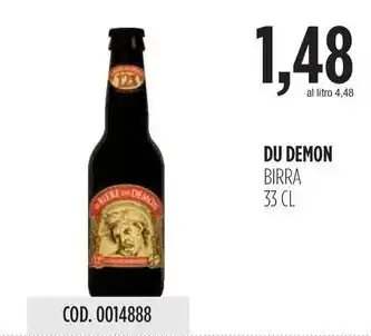 Carico Cash & Carry DU DEMON BIRRA 33 CL offerta