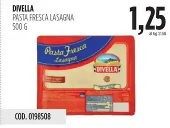 Carico Cash & Carry DIVELLA PASTA FRESCA LASAGNA 500 g offerta