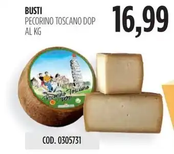 Carico Cash & Carry BUSTI PECORINO TOSCANO DOP offerta