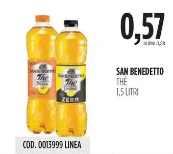 Carico Cash & Carry SAN BENEDETTO THE 1,5 LITRI offerta