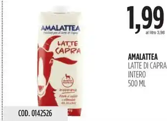 Carico Cash & Carry AMALATTEA LATTE DI CAPRA INTERO 500 ML offerta