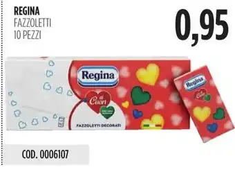 Carico Cash & Carry REGINA FAZZOLETTI 10 PEZZI offerta