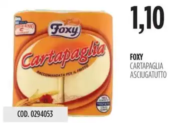 Carico Cash & Carry FOXY CARTAPAGLIA ASCIUGATUTTO offerta