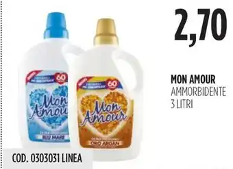Carico Cash & Carry MON AMOUR AMMORBIDENTE 3 LITRI offerta