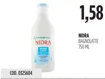 Carico Cash & Carry NIDRA BAGNOLATTE 750 ML offerta