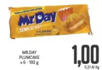 Supermercati Piccolo MR.DAY PLUMCAKE x6-192 g offerta