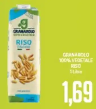 Supermercati Piccolo GRANAROLO 100% VEGETALE RISO 1 Litro offerta