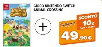 Switch gioco animal crossing