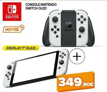 Expert Switch oled console da gioco portatile 17,8 cm (7") 64 gb touch screen wi-fi bianco offerta