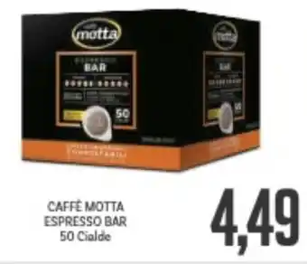 Supermercati Piccolo CAFFÈ MOTTA ESPRESSO BAR 50 Cialde offerta