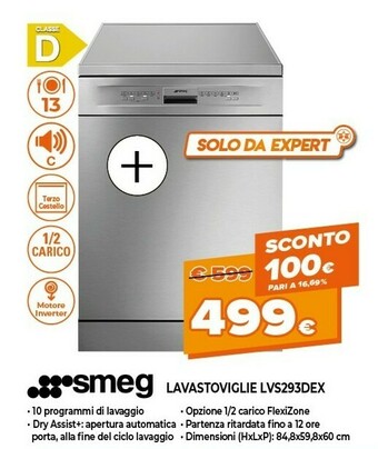 Expert Lavastoviglie lvs293dex offerta