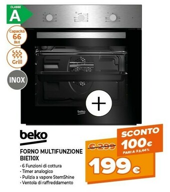 Expert Bie110x forno elettrico 66 l 2400 w acciaio inossidabile a offerta