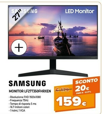 Expert Monitor lf27t350fhrxen offerta