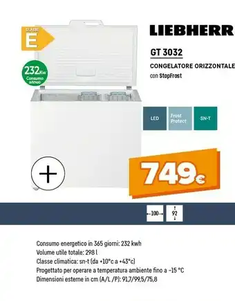 Expert Gt 3032 comfort libera installazione a pozzo bianco 284 l a++ offerta