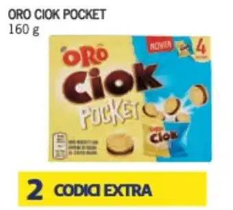 Supermercati Piccolo ORO CIOK POCKET 160 g offerta