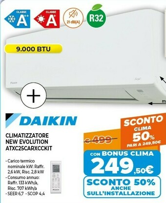 Expert Climatizzatore new evolution atxc25carxcckit offerta