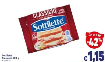 A&O Sottilette classiche offerta