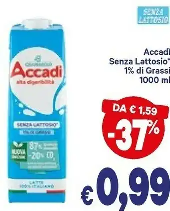 A&O Accadì senza lattosio latte parzialmente scremato offerta