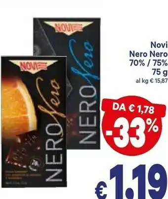A&O Nero nero 70% cacao 75 g(ml) offerta