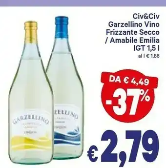 A&O Garzellino - vino frizzante amabile 750 g(ml) offerta
