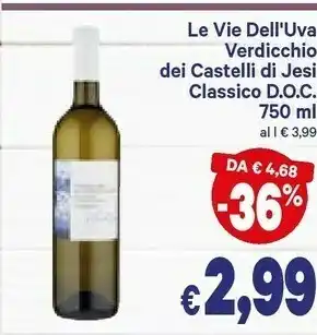 A&O Verdicchio dei castelli di jesi classico doc offerta