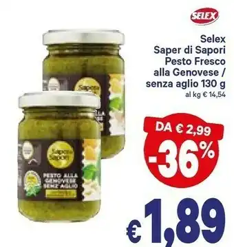 A&O Pesto alla genovese 130 g(ml) offerta