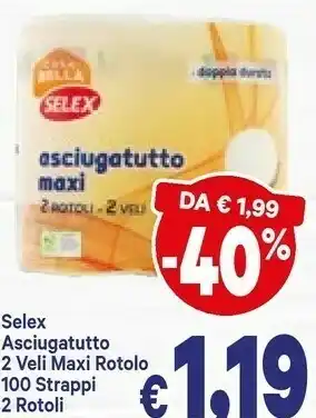 A&O Asciugatutto 2 veli maxi rotolo offerta