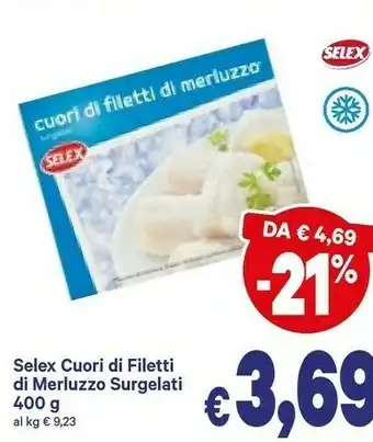 A&O Cuori di filetti di merluzzo surgelati 400 g(ml) offerta