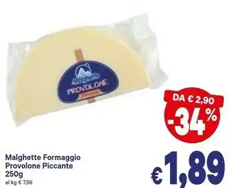 A&O Malghette formaggio provolone piccante offerta