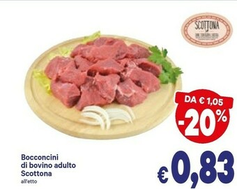 A&O Bocconcini di bovino adulto scottona offerta