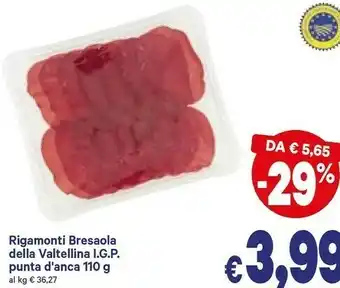 A&O Bresaola della valtellina igp punta d'anca offerta