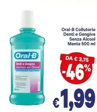 A&O Collutorio denti e gengive senza alcool menta offerta
