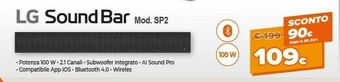 Expert Sp2 altoparlante soundbar grigio 2.1 canali 100 w offerta