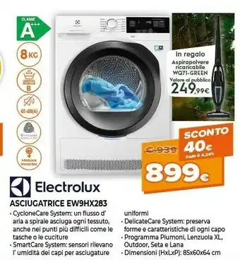 Expert Asciugatrice ew9hx283 offerta