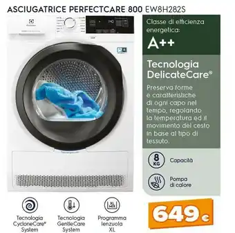 Expert Asciugatrice ew8h282s offerta