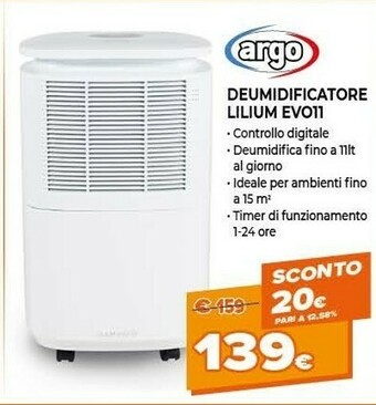 Expert Deumidificatore lilium evo11 offerta