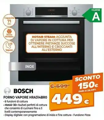 Expert Forno vapore hra314br0 offerta
