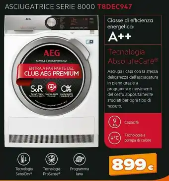 Expert Asciugatrice t8dec947 offerta