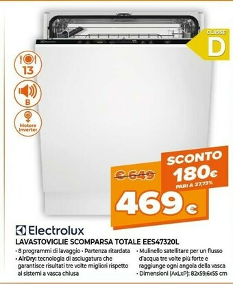Expert Ees47320l lavastoviglie a scomparsa totale 13 coperti a+++ offerta
