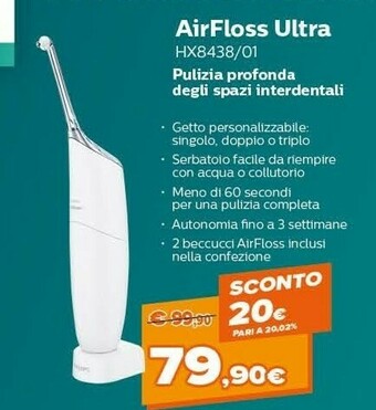 Expert Philips airfloss ultra hx8438/01 offerta