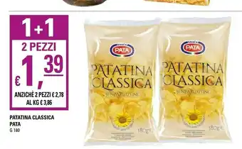 Basko Snack pata - patatina classica 180 g(ml) offerta